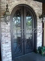 Image 2m x 2.2m  Wrought Iron Entry  Double Doors