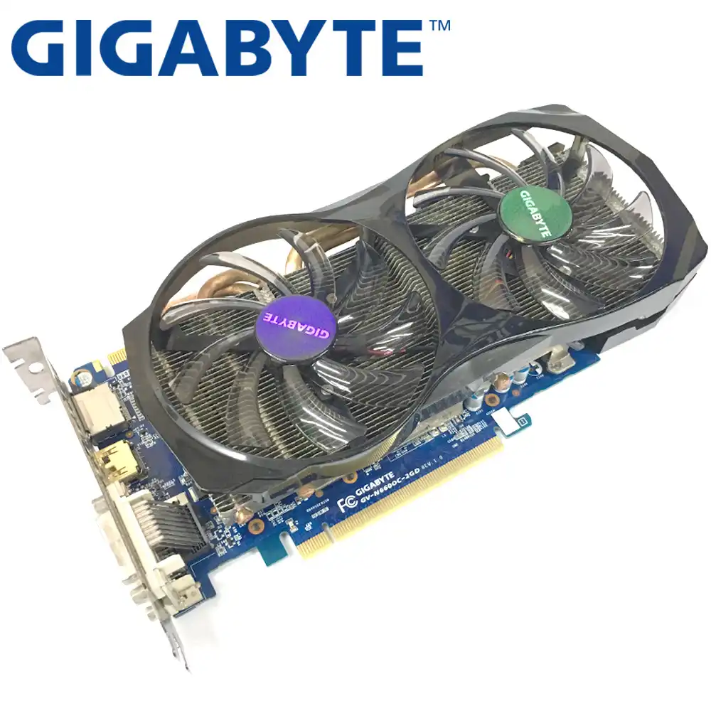 Gigabyte Video Card Gtx660 2gb 192bit Gddr5 Graphics Cards For Nvidia Geforce Gtx 660 Used Vga Cards Stronger Than Gtx 750 Ti Graphics Cards Aliexpress