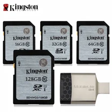 Kingston SD Card 16gb 32gb 64gb 128gb Memory Card Carte tarjeta sd 32 gb sd hc/SDXC mikro sd for DSLR HD Digital Sport Camera