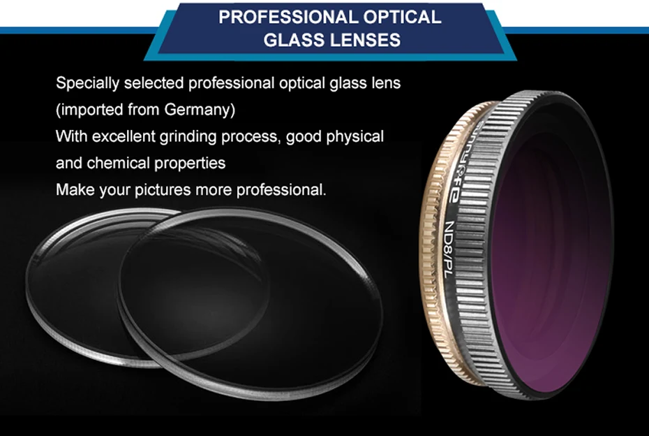 Фильтр для экшн-камеры OSMO UV CPL ND 4 8 16 32 PL для дайвинга красные/фиолетовые фильтры для DJI Osmo ACTION Sport аксессуары для объектива камеры