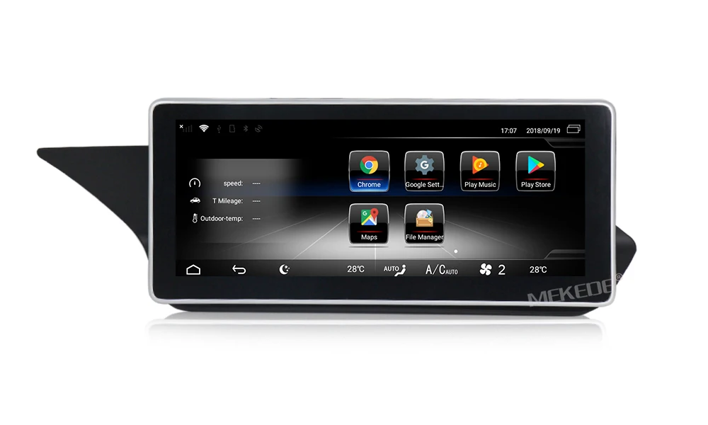 Excellent MEKEDE 4G lte Android 7.1 Car DVD multimedia player for Benz E Class W212 E200 E230  2009-2015 GPS navigaton 3G RAM 32G ROM 12