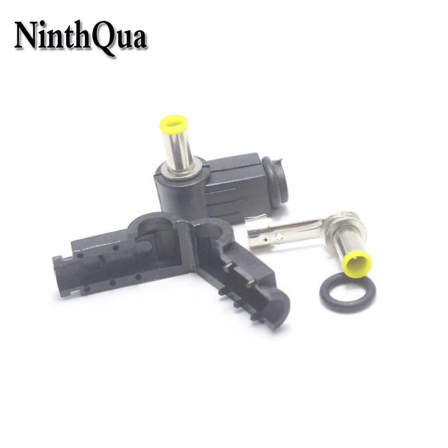 1pcs 5.0*3.0mm Male DC Power jack Plug Connector Right Angle Welding Electrical Plugs Audio DIY Parts Yellow Head | Обустройство дома