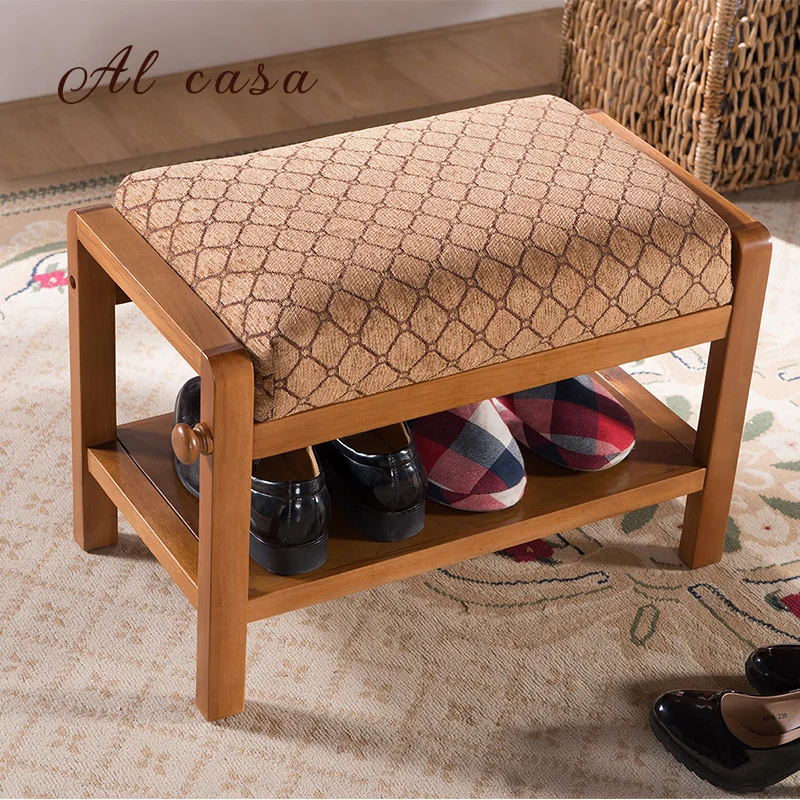 أحدث الأوروبية نمط خشب متين حذاء البراز مجلس الوزراء الرجعية نسيج وسادة حذاء رف مقعد عثماني غرفة المعيشة المنزلي الأثاث أحدث الأوروبية نمط خشب متين حذاء البراز مجلس الوزراء الرجعية نسيج وسادة حذاء رف مقعد عثماني غرفة المعيشة المنزلي الأثاث