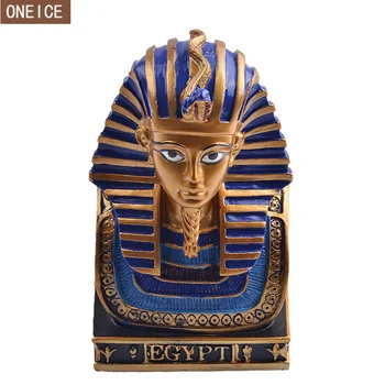 

Egyptian figure sculpture resin hand-painted home decoration character model Creative vintage souvenir gift statue