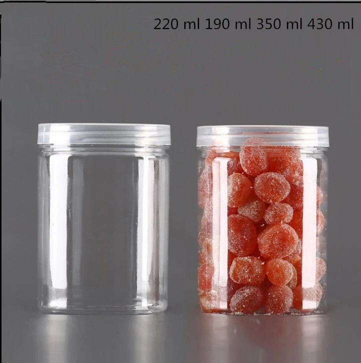 Transparent Plastic Jar 20 pcs Set