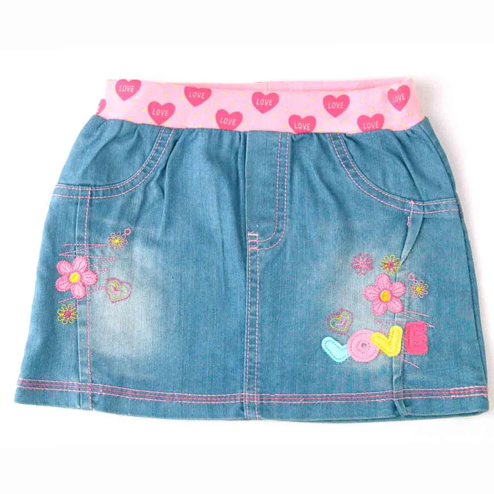 Baby skirts girl clothing children skirts autumn flowers embroidery