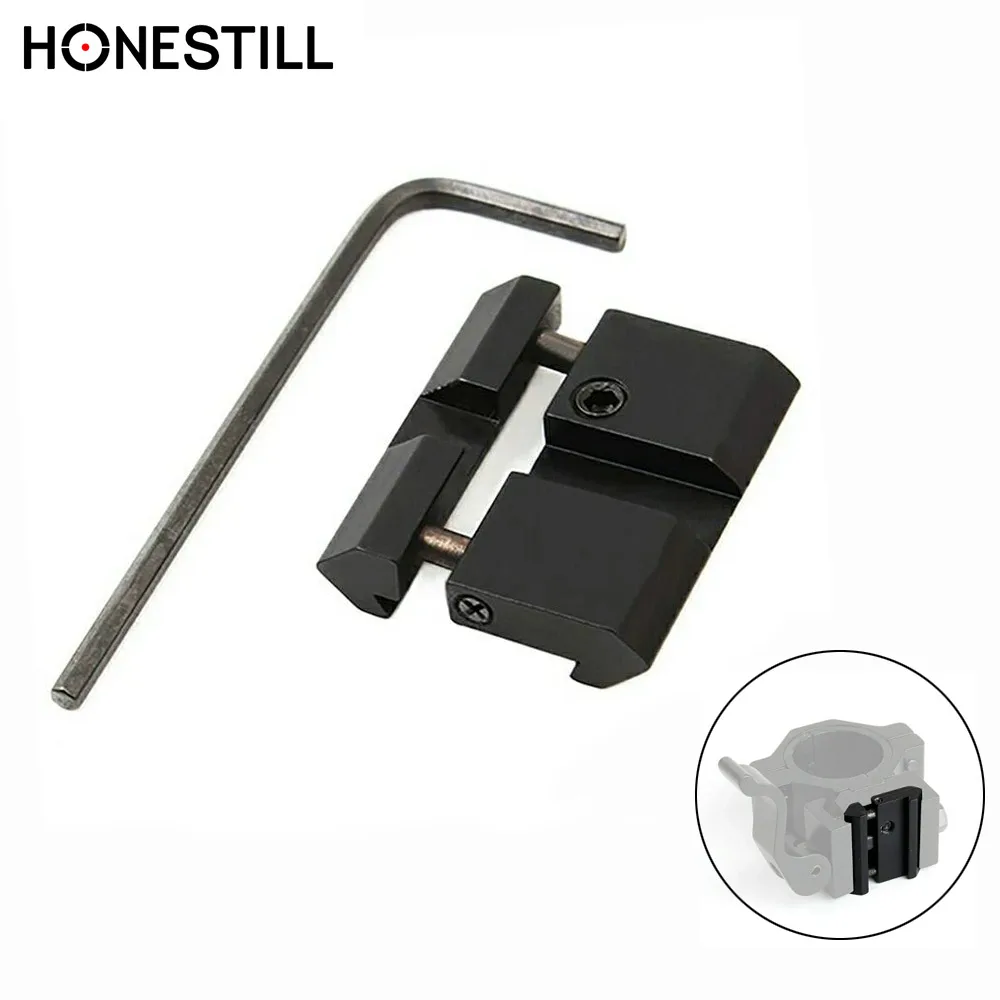 

Dovetail Weaver Picatinny Rail Scope Mount Dovetail Adapter Accessories Snap 21mm 0.8inch Fit For Scope Flashlight Mount