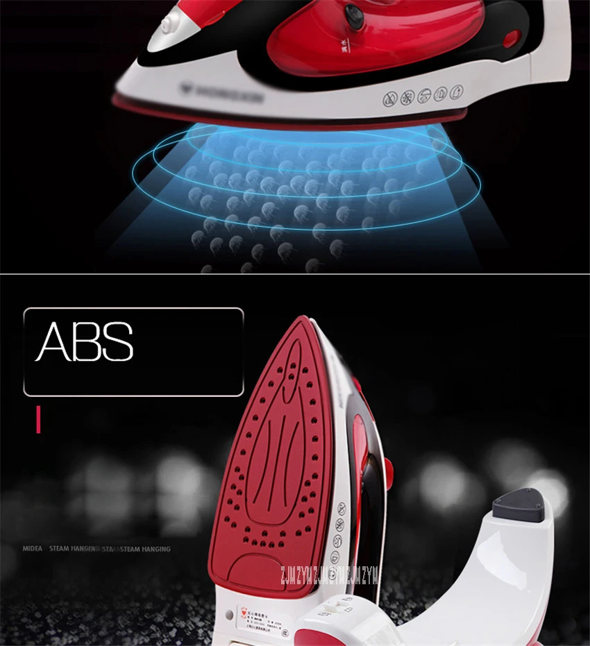 1 шт. паровой Утюг подвесной ручной Электрический железный провод и беспроводной двухцелевой электрический утюг ABS shell220V/50 hz RH139 высокое качество