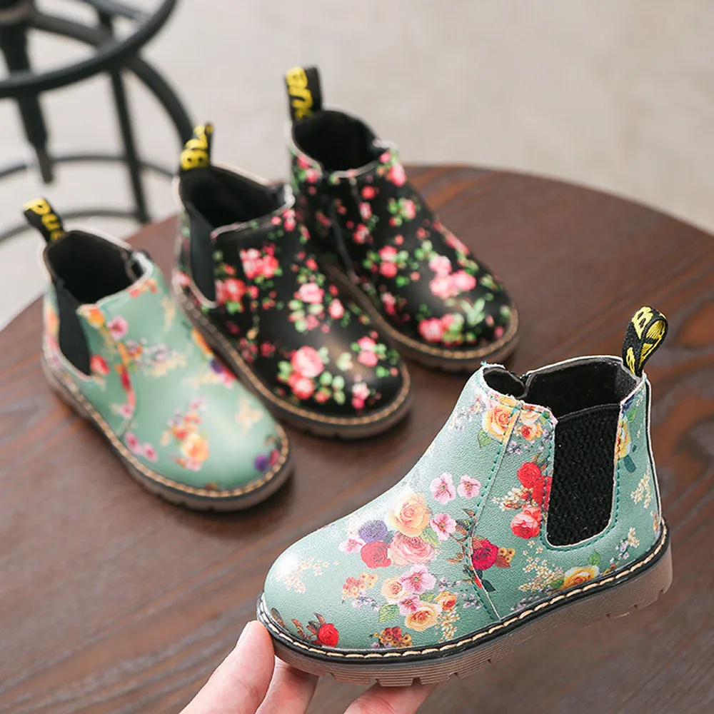Детская модная повседневная обувь для мальчиков и девочек; кроссовки Martin; зимние плотные зимние мужские туфли для малышей; Мягкая Детская уличная обувь для мальчиков