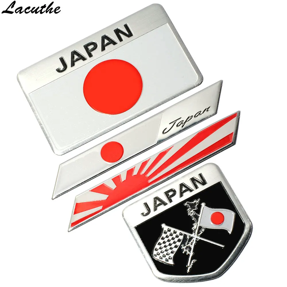 

Japanese Flag Emblem Badge Car Styling Motorcycle Sticker Decal for KAWASAKI SUZUKI YAMAHA Honda Toyota Nissan Mazda Mitsubishi