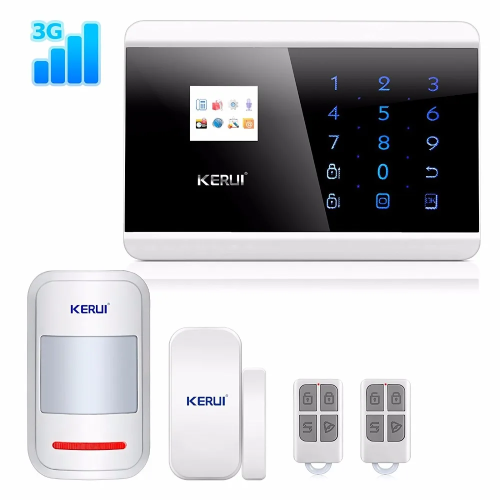 

KERUI 3G Wireless Home Office Business Security Alarm System DIY Kit with Auto Dial KR-8219G