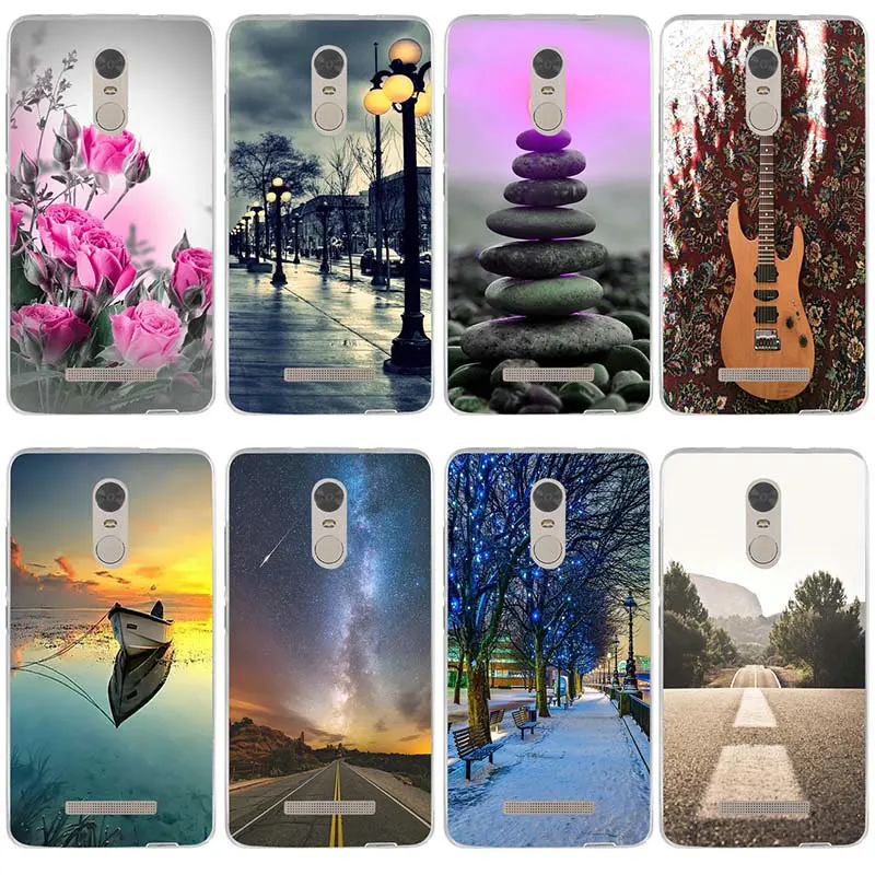Hot Road Scenery Soft TPU Silicone Mobile Phone Cases for Xiaomi Redmi Mi Note 2 3 3S 4X 4A 6 5 5S 5A 8 A1 Pro Plus Bags | Мобильные