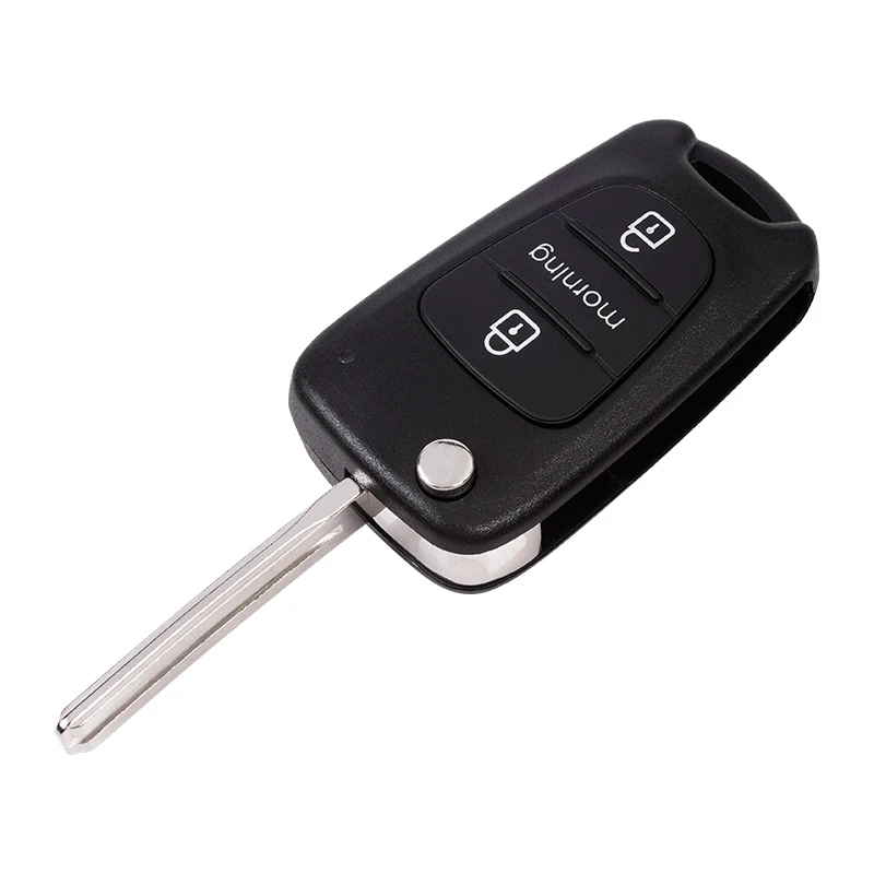 Чехол для ключа VDIAGTOOL, Сменный Чехол для ключа автомобиля для Kia, корпус ключа для Kia Morning, 3 кнопки дистанционного ключа