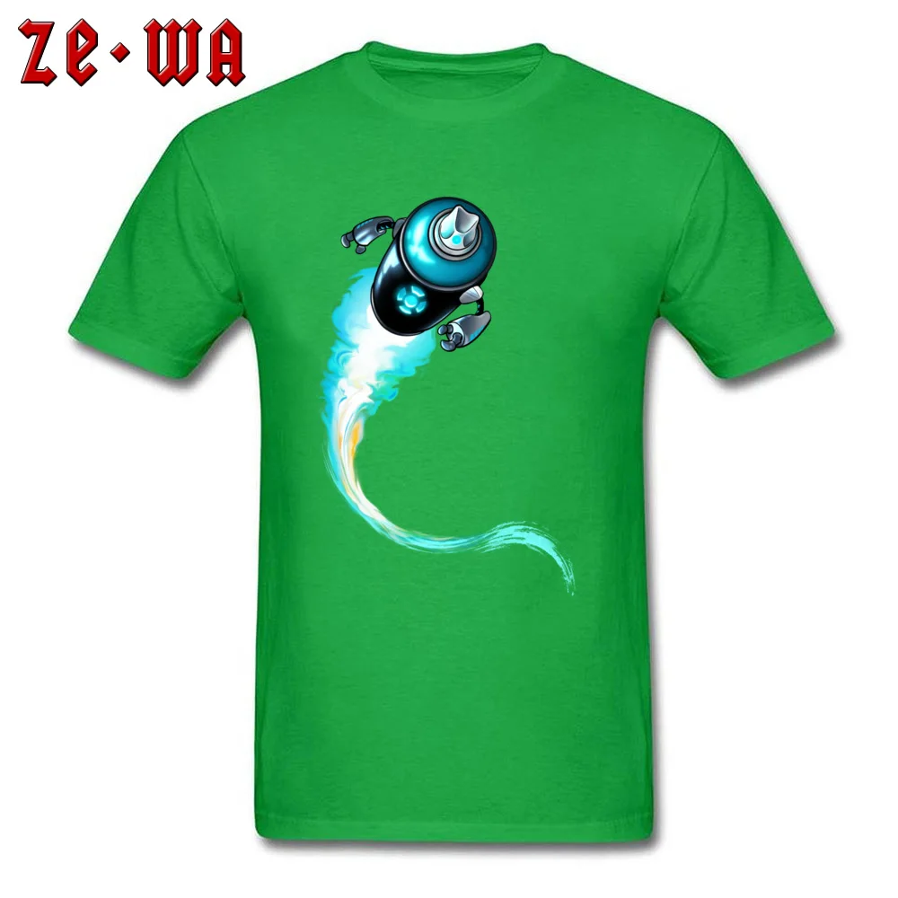  Man T-shirts RoboSpray Printed On Tees 100% Cotton Fabric O-Neck Short Sleeve Hip hop Clothing Shirt Summer/Autumn RoboSpray green