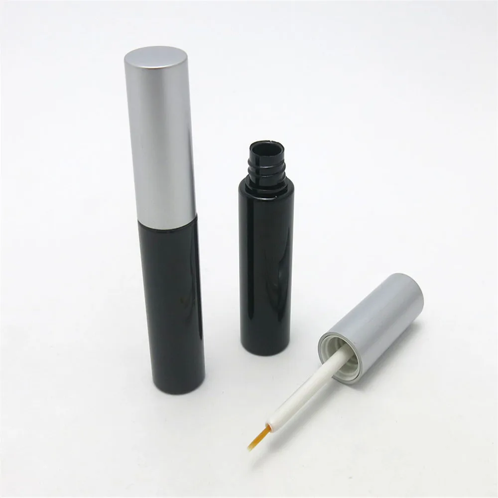 10ps 9ml empty black eyeliner container bottle tube with brush,make up empty liquid refillable