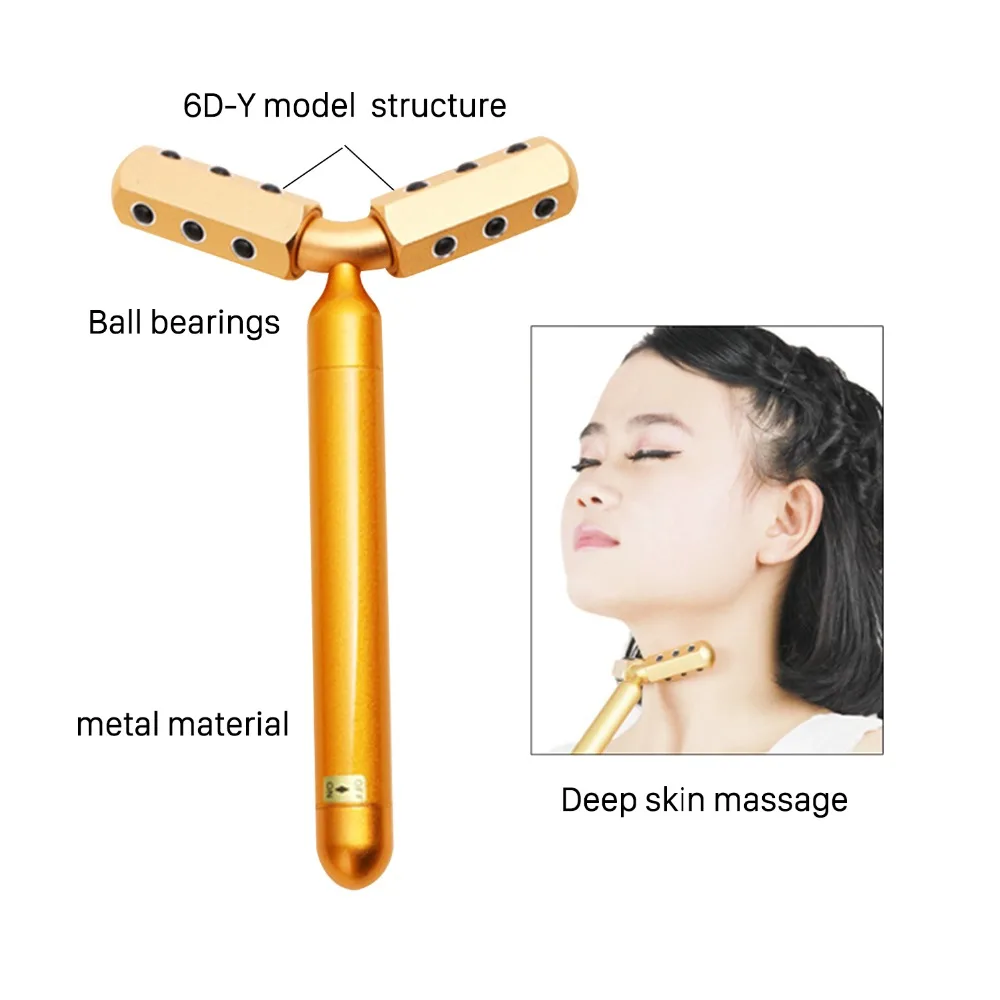 Electric V Shape Face Massage Roller For Skin TighteningWrinkle RemovalFace-lifting Tool For Woman 
