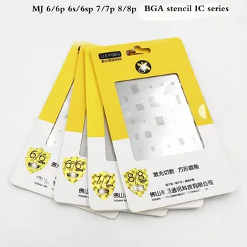 

MJ Laser Stencil IC Series For iPhone 6/6P 6S/6SP 7/7P 8/8P T0.12 Thickness Thin BGA Stencil