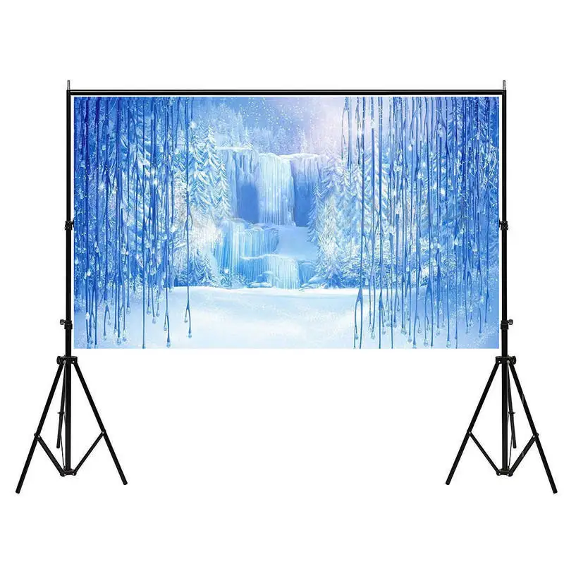 

1pc 7x5ft Ice Frozen Photography Background Durable Vinyl Blue Frozen World Backdrops Studio Photo Props Mayitr