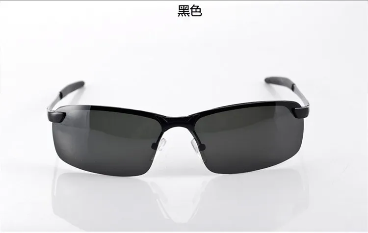 Новинка, мужские поляризованные солнцезащитные очки из магниевого алюминиевого сплава для рыбалки, UV400, поляризованные солнцезащитные очки для вождения