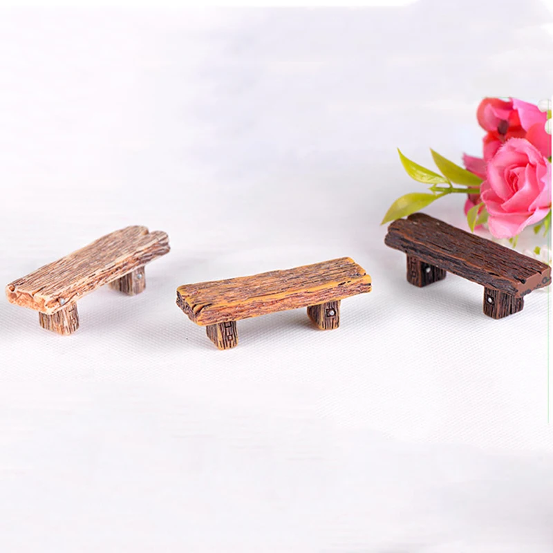 

ZOCDOU 1 Pieces Resin Bench Pew Park Chair Seat Taburete Russia Belarus Ukraine Model Small Figurine Crafts Home DIY Ornament