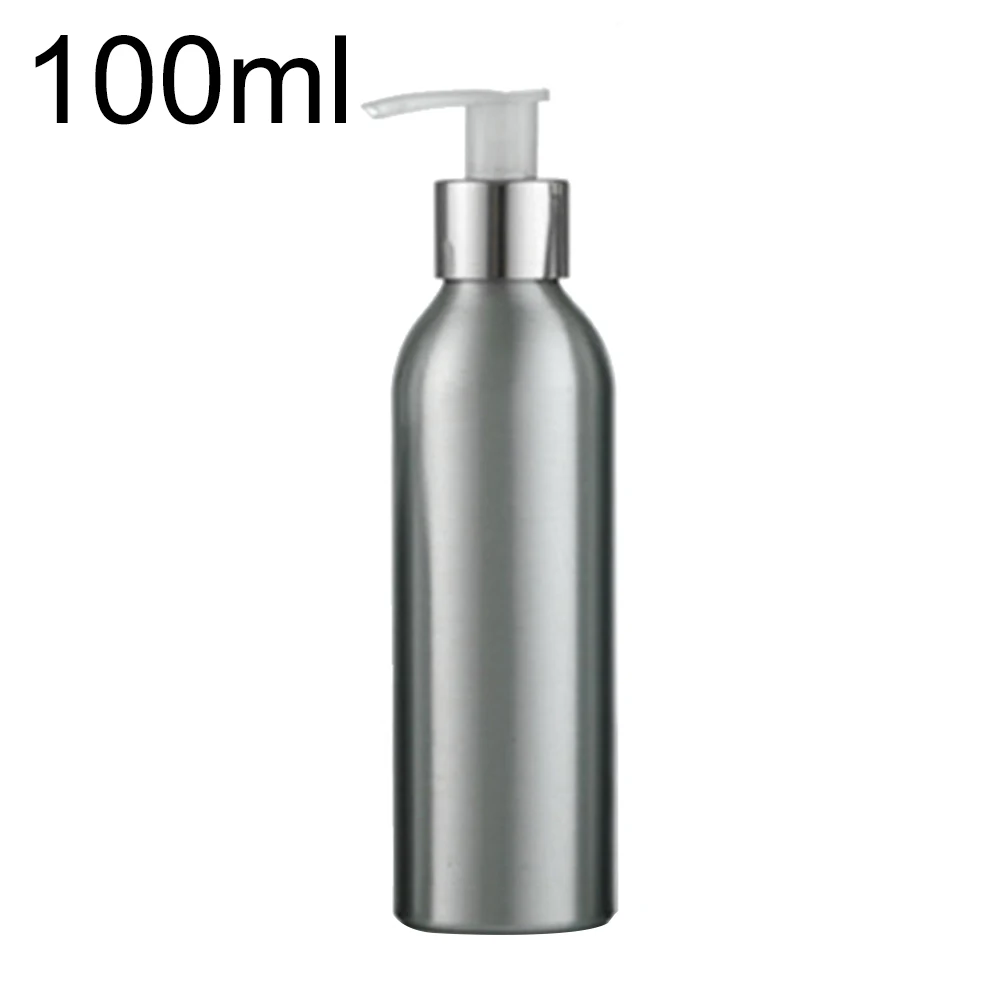 40 мл-250 мл мини ржавееся алюминиевая бутылка распылитель парфюмерный Лосьон дезинфицирующее средство насос контейнер многоразовые бутылки удобство - Цвет: Silver 100ml