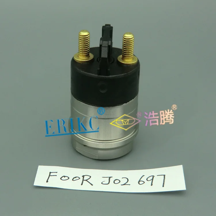 ERIKC Common Rail части F00RJ02697 топливный инжектор F00R J02 697 в сборе электромагнитный клапан комплект F 00R J02 697 электромагнитный клапан
