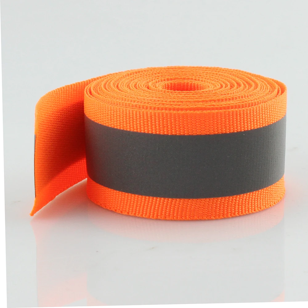 25mm*15mm(W) (3 meters/roll) Reflective Fabric Tape Strip Edging Braid