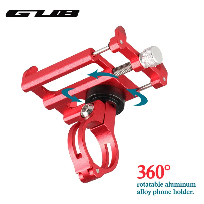 GUB PLUS 8 Алюминиевый 360 Вращающийся велосипедный телефон Подставка для 6,2 дюймов 3,5 дюймов смартфон 5 цветов Универсальный велосипед руль монтажный зажим