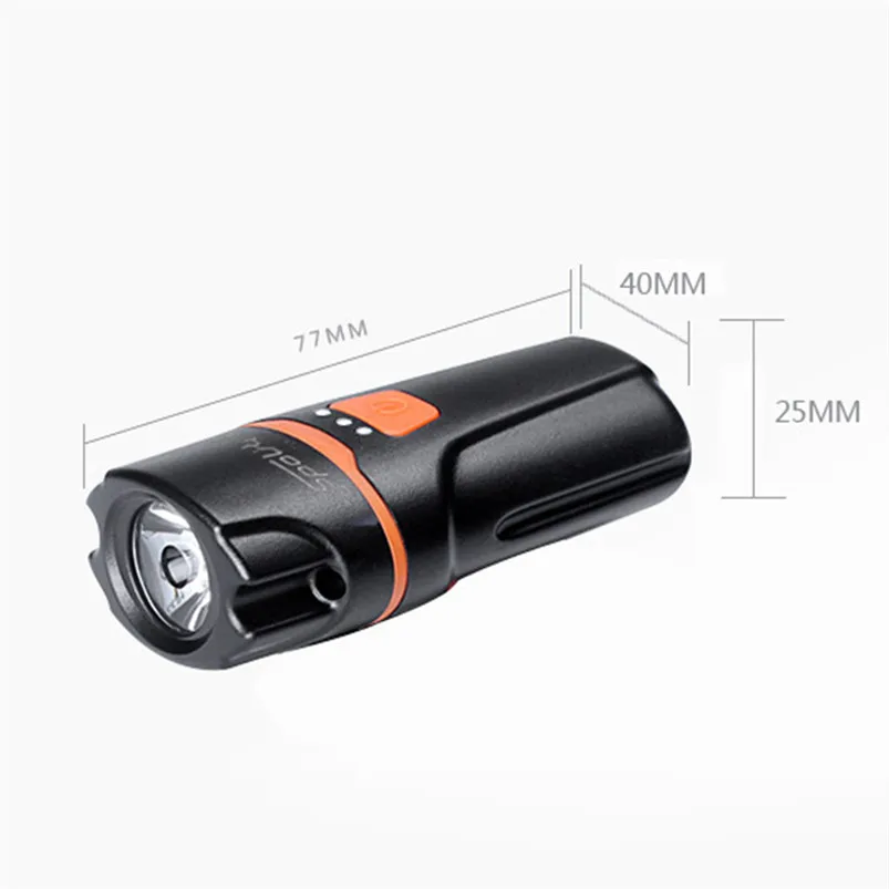 Torch Led Light Bicycle Head Light Front Handlebar Lamp Flashlight Waterproof LED Torch Flashlight Rechargeable Zaklamp 40JY2302
