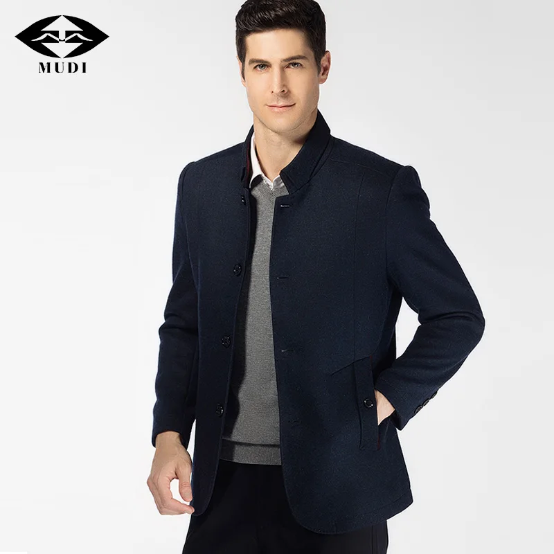 Men Spring Autumn Jacket Men Wool Coat Male Business