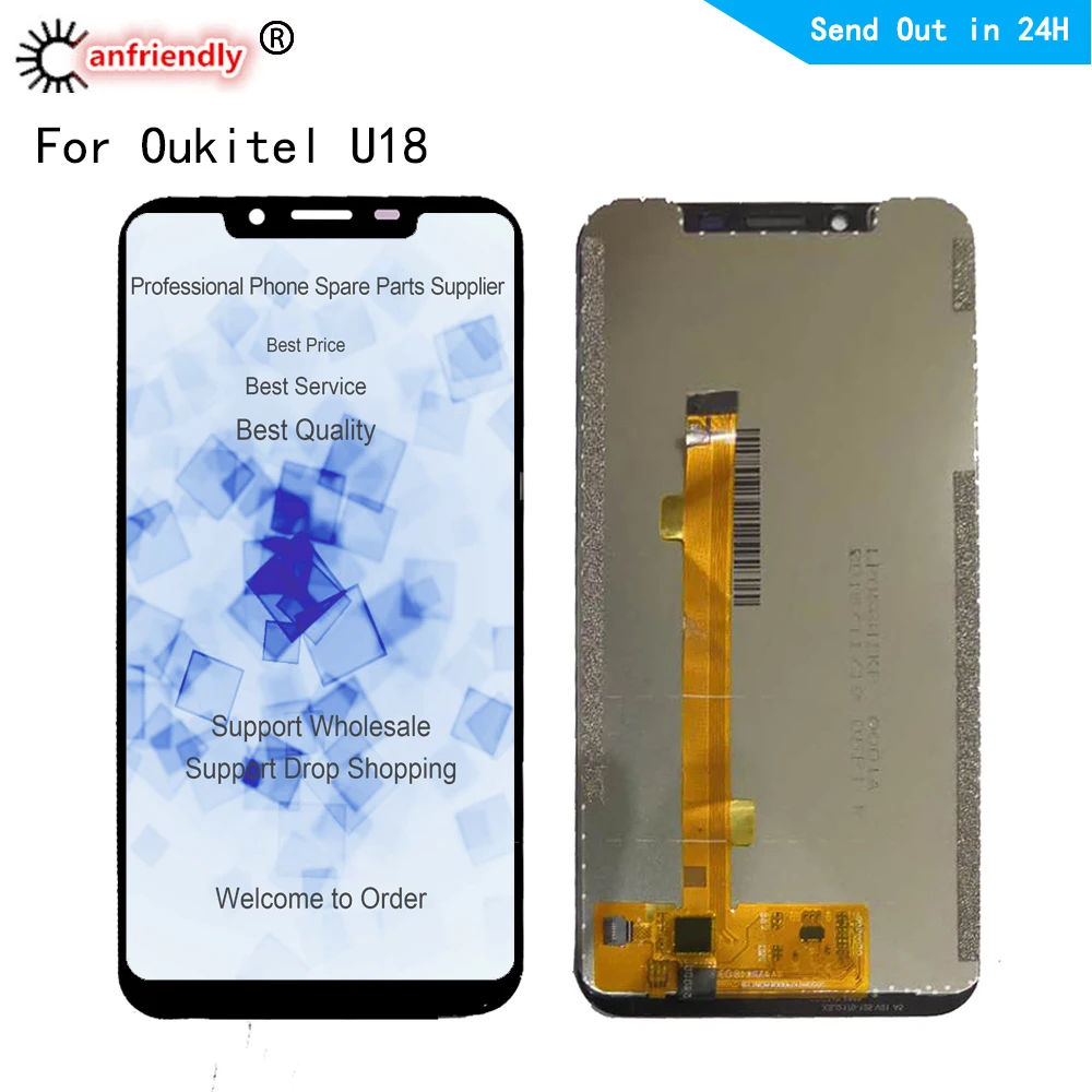 

5.85" LCD Display For Oukitel U18 LCD display Touch panel Screen sensor monitor Digitizer assembly for Oukitel U18 lcds replace
