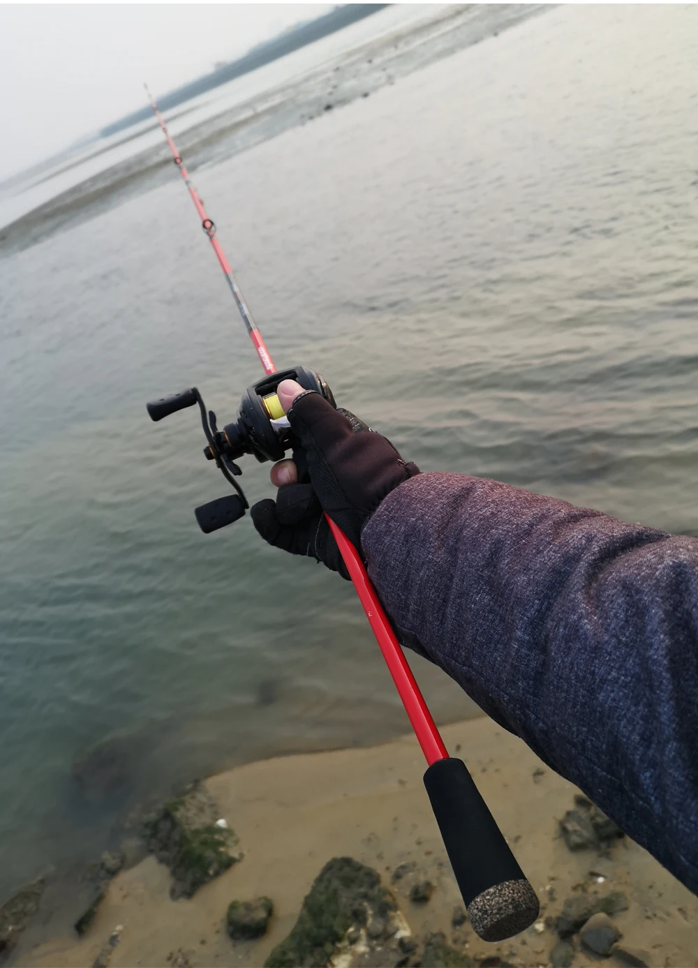 Spinpoler Solo Pro 1.98m Solid Tip UL Fishing Rod 3-22g Lure Weight Rock Fishing Rod Fast Action Ultralight Power Rod  (8)