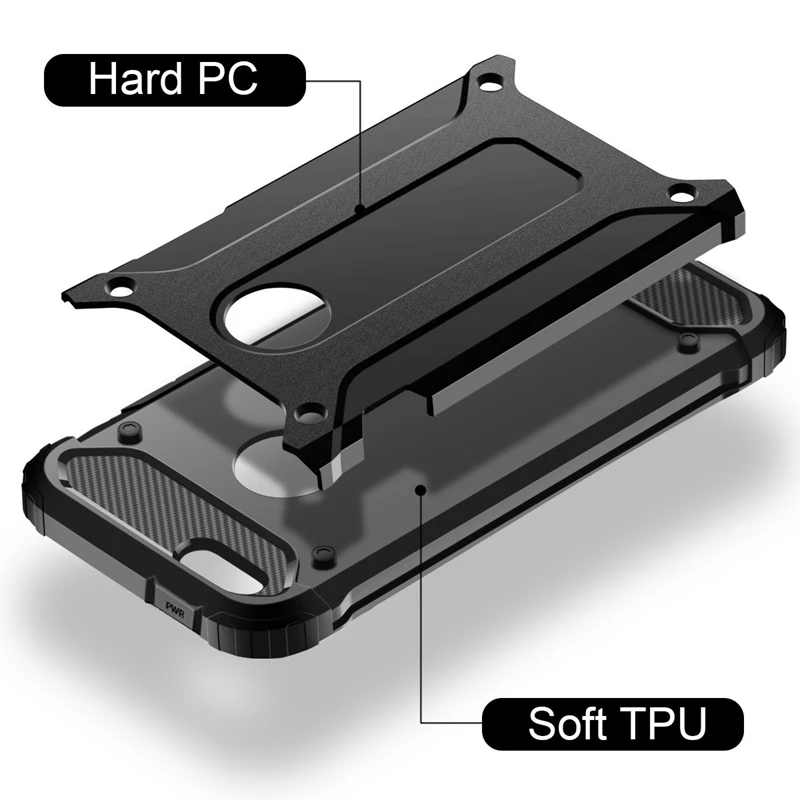 UPaitou Rugged Layer Armor Case for iPhone 5S Case Heavy Duty Shockproof Cases Cover for iPhone 5S 5 SE Hybrid Hard PC TPU 2in1