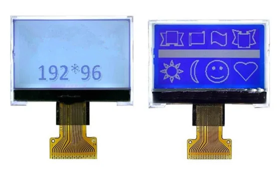 24PIN COG I2C SPI 19296 LCD графический экран ST75256 контроллер Белый/Синий Подсветка
