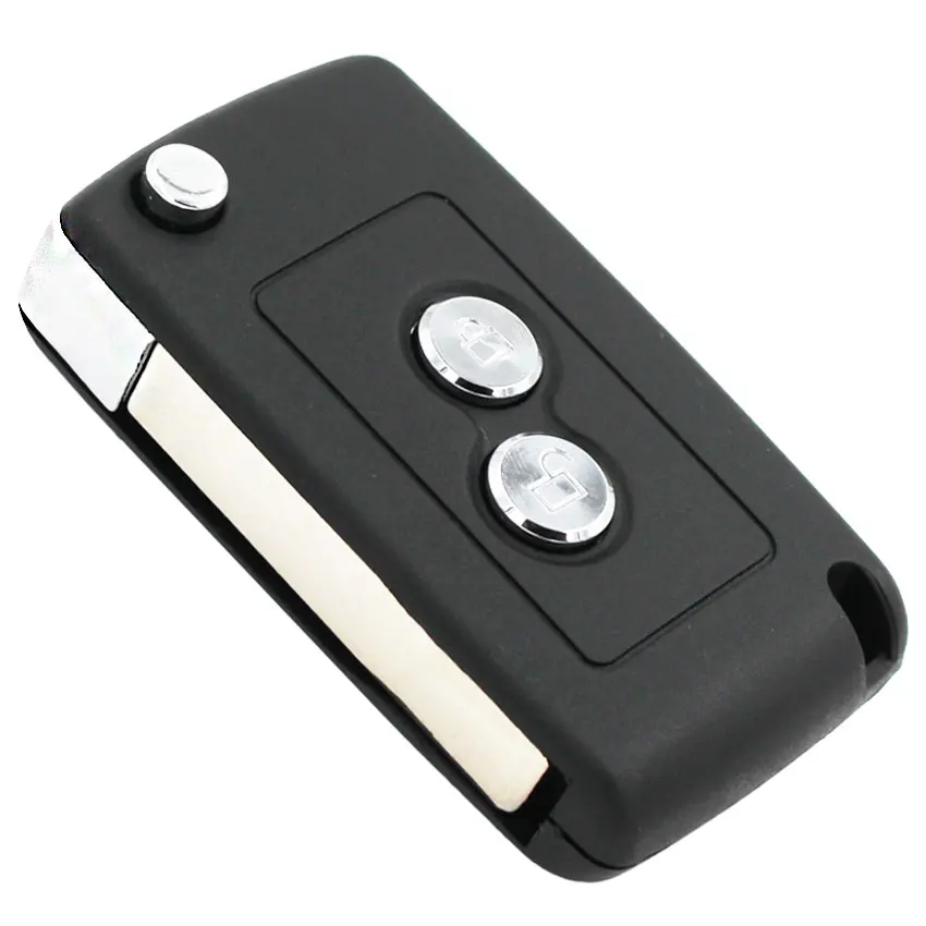 2 кнопки модифицированный Флип складной пульт дистанционного ключа корпус Fob для Citroen C1 C2 C3 Pluriel C4 C5 C8 Xsara Picasso лезвие с пазом