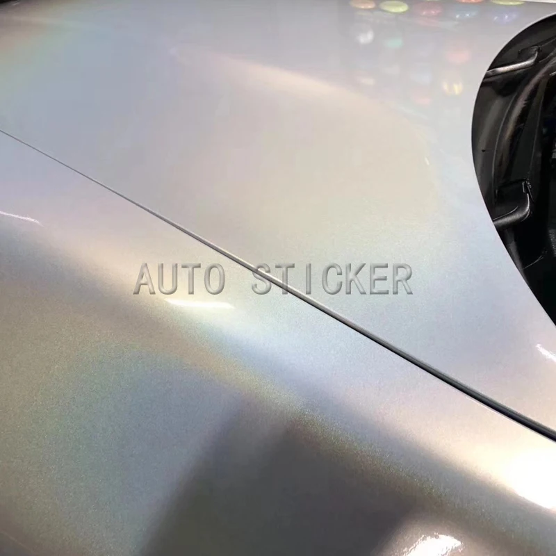 laser white car wrap 7