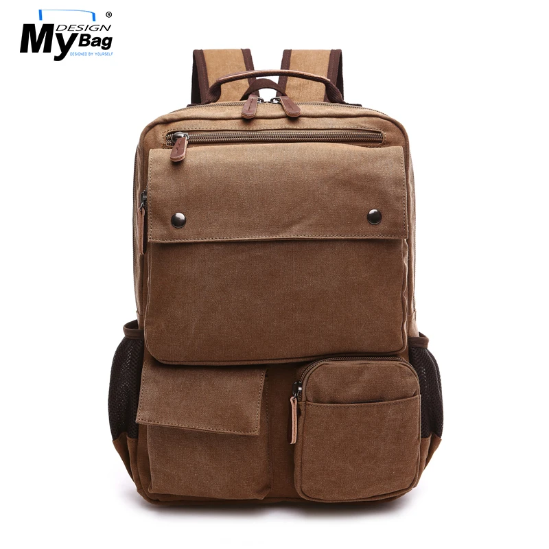 

DESIGN MYBAG Large Capacity Shoulder Backpack Men Mulitfunction Rucksack Male Fashion Teenager School Bag Traveling Backpacks