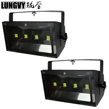 

Free Shipping 2pcs/lot Pro Christmas/Club/DJ/Nightlight/Disco/Bar Lighting Super Brightness DMX512 4*100w White 400w LED Strobe