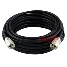 10 Meters 5d-fb lmr300 coaxial cable with 2 pl259 uhf  Male Connectors, two way radio repeater antenna cable