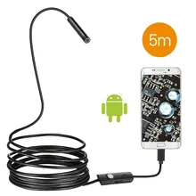 Камера Borescope 5,5 мм линза инспекционная труба Android эндоскоп 1 м 2 м USB кабель поисковая вещь видеокамера IP67 водонепроницаемая камера