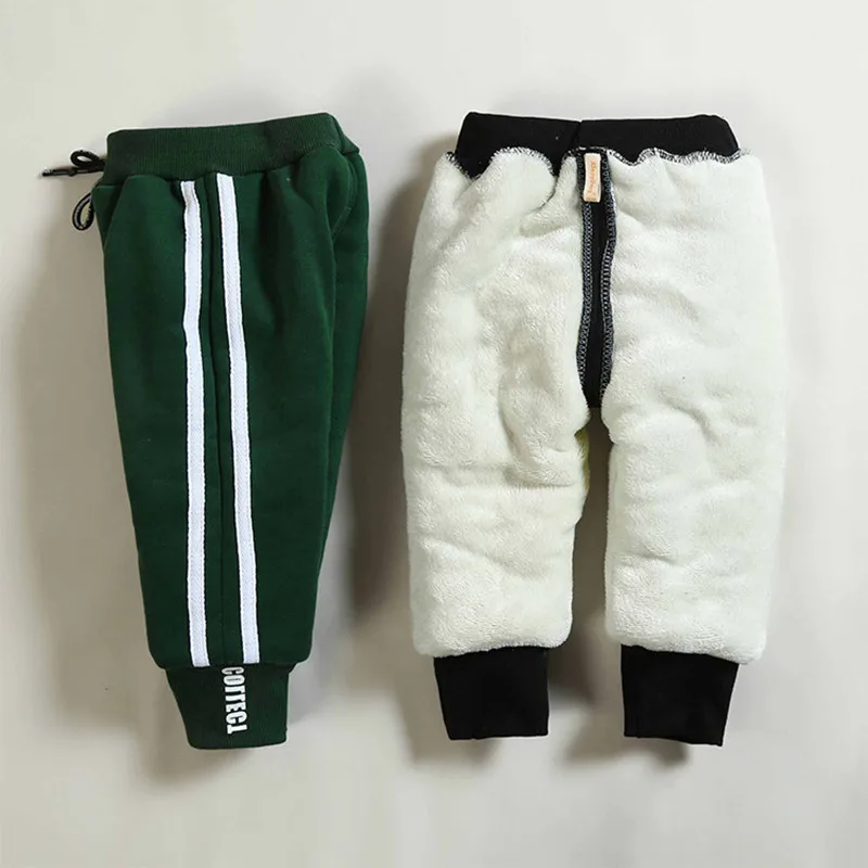 

Resistance to winter baby boys/girls winter warm pants autumn toddler thicken trousers infants bebe plue velvets sport pants