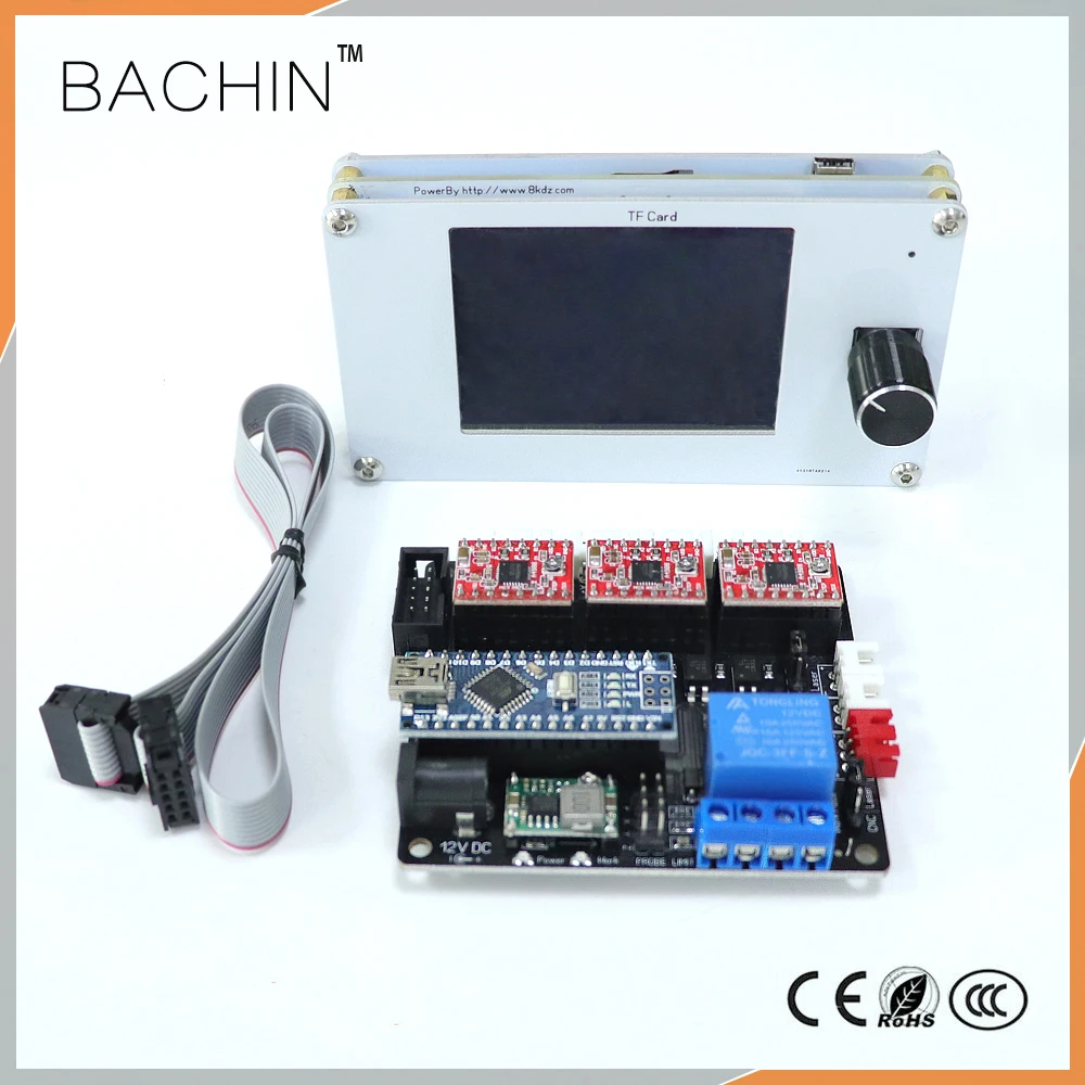 

CNC GRBL Offline Controller+USB 3axis Control Board Laser Driver Stepper Motor Driver cnc Laser Cutter Engraving Machine Parts TFT LCD Control Panel