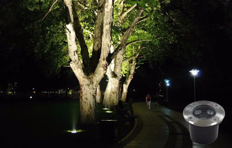 Levou ao ar Água para o Jardim ao ar Led à Prova Livre Terraço w Ip67 220 v Super Brilhante d' Chão Recesso Rgb Luz 5 19 Lâmpadas subterrâneas