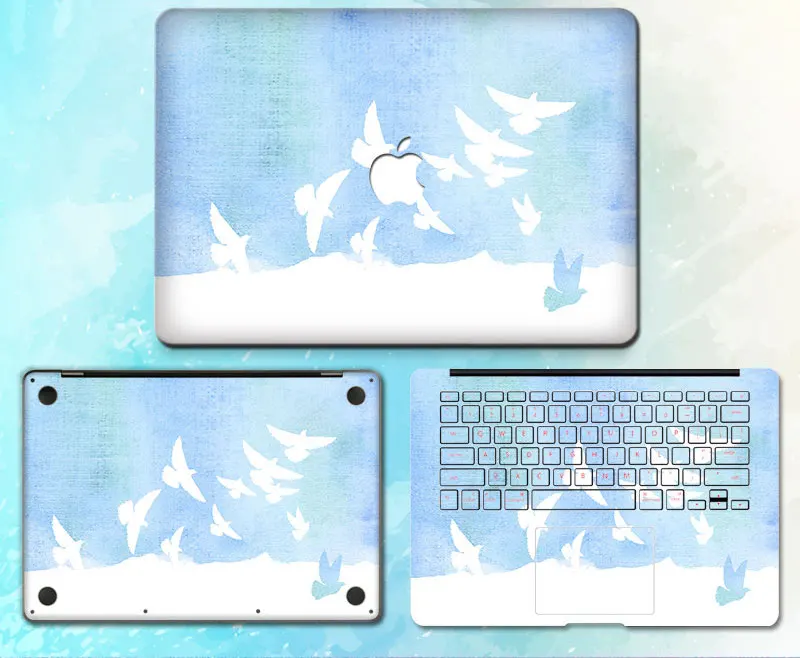 Крутая наклейка для ноутбука Apple Macbook Pro Air 11 13 15 retina air, Защитная пленка для всего тела - Цвет: 008