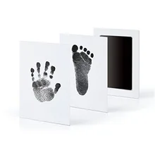 Уход за ребенком нетоксичный отпечаток руки набор фоторамок сувенир литье новорожденный штемпельная подушка для отпечатка ноги детская глина печатная игрушка подарок