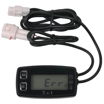 

Digital Thermometer Voltmeter Vlock Temperature Sensor Voltage meter for pit bike motorcycle snowmobile atv boat engine TM005
