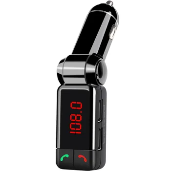 

FM Transmitter BC06B LCD Bluetooth Car Kit MP3 SD USB Charger Handsfree for iPhone 8 XS 7 Mp3 Player Aux Input All in Hands Free