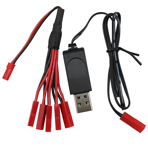 Квадрокоптер udi U818A U817C V959 V222 5 в 1 USB интерфейс 3 7 В jst зарядное устройство хит продаж