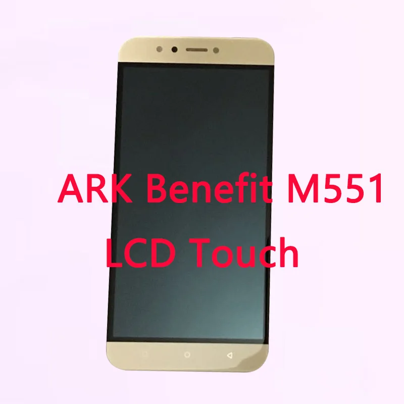 

RYKKZ New Original 5.5 Inches For ARK Benefit M551 LCD Display With Touch Screen Digitizer Assembly Replacement With Tools