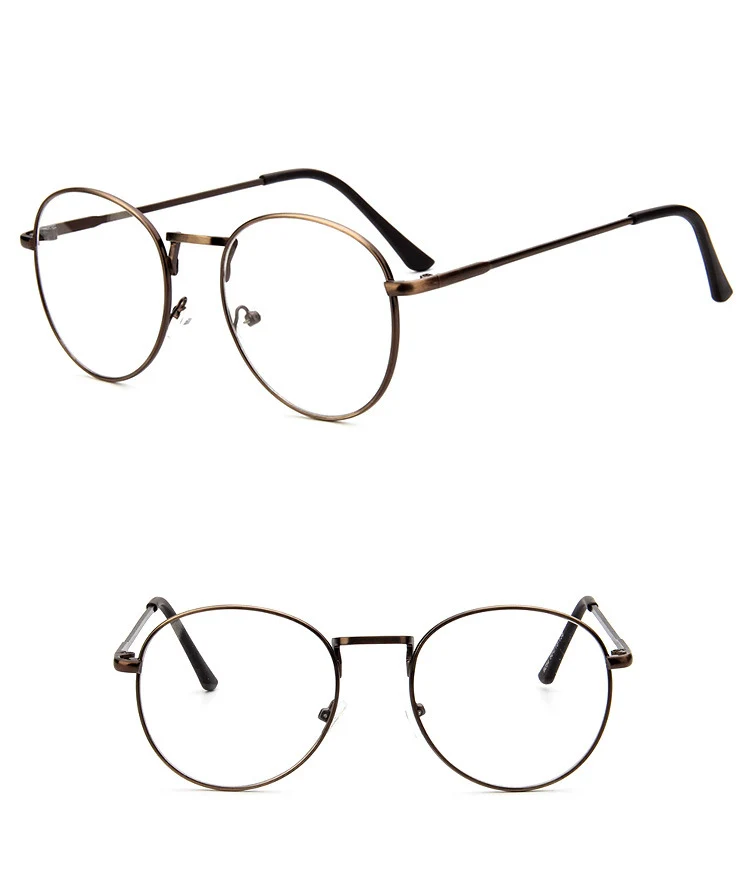 Новые влюбленные Корея маленькие круглые очки Рамка компьютер очки рамка ретро Оправа очков очки бренд люнет